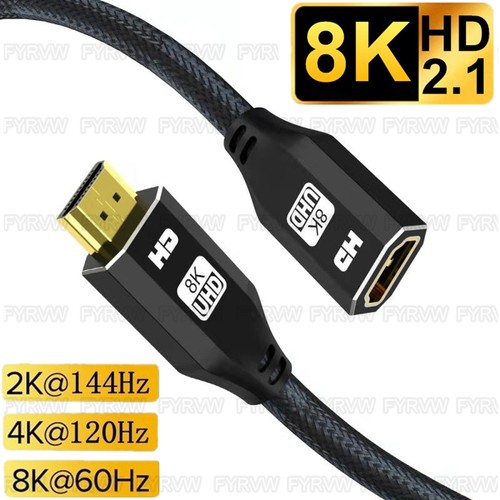 Hdmi2 extension cable 8k - hdmi2.1,