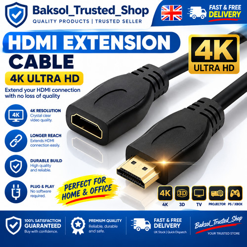 Hdmi extension cable male - extension,
