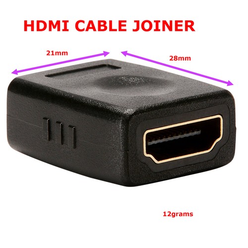 Hdmi cable joiner coupler - cable,