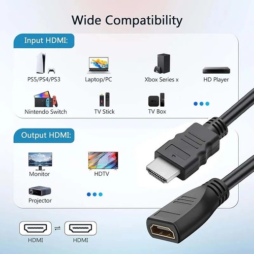 Hdmi extension cable male plug - hdmi,