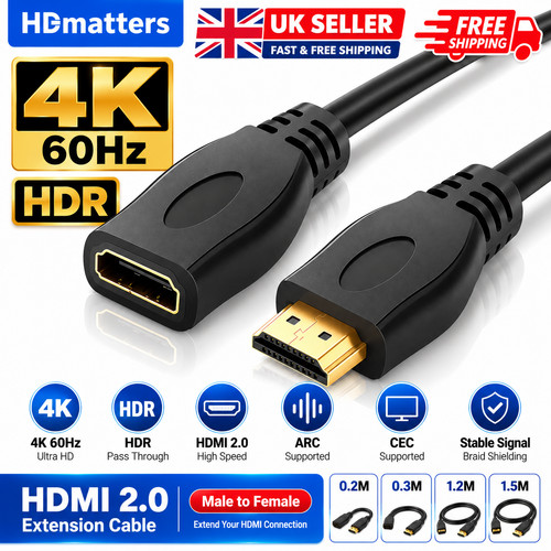 Hdmi extension cable male - extension,