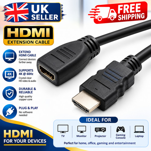 Hdmi extension cable - extension, male